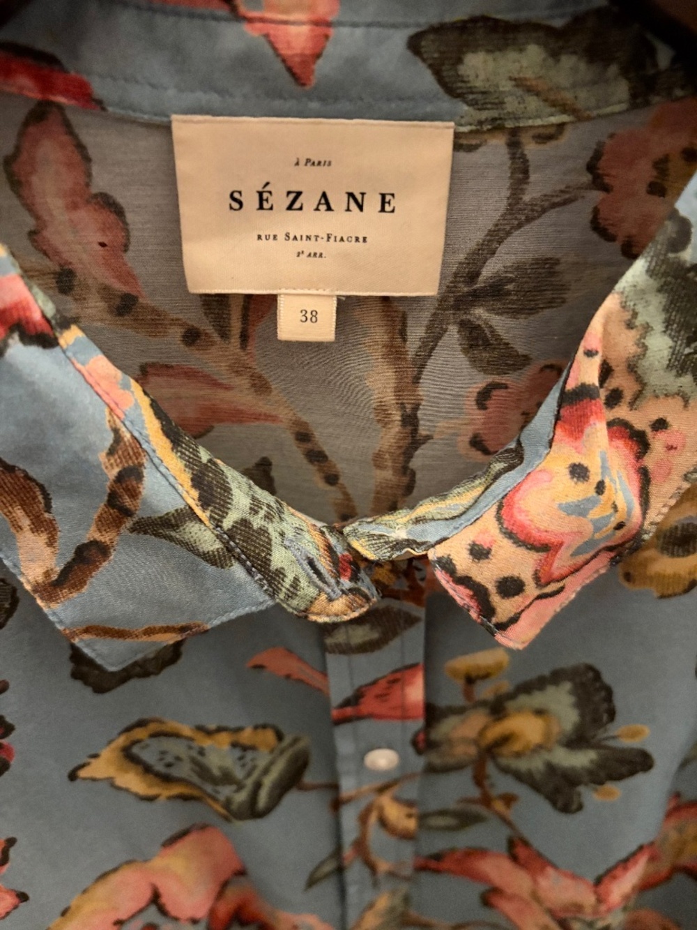 Sézane Piero Blouse Size 6 - Picture 2 of 6